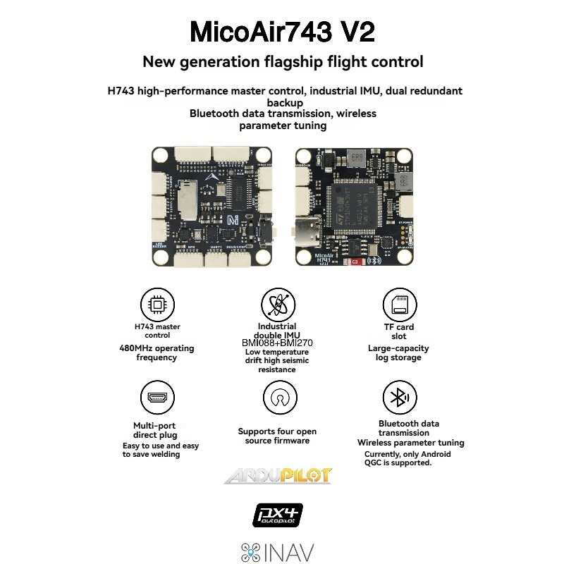 MicoAir743 V2   Flight Control - огляд і ціна Drone Rc Leading