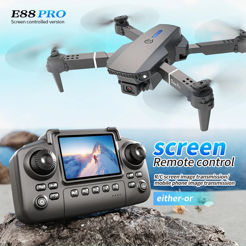 Professional E88 PRO Drone wit - огляд і ціна Drone E88 Rc Quadcopter