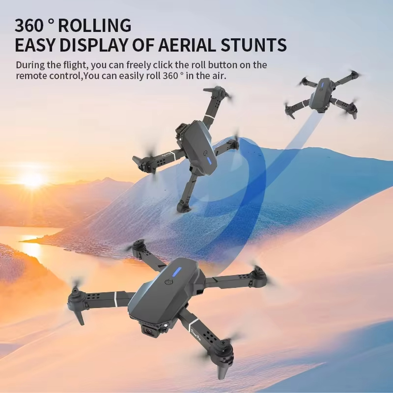 Hot Sell E88 Mini RC Drone 8K  - огляд і ціна Drone E88 Rc Quadcopter