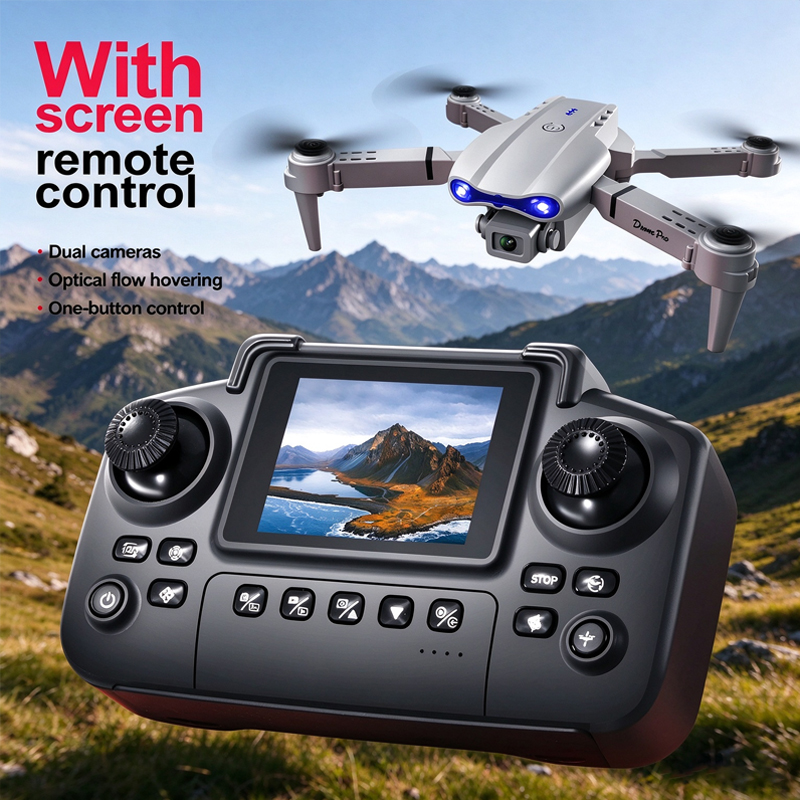 Upgrated E88 Screen Control WI - огляд і ціна Drone E88 Rc Quadcopter